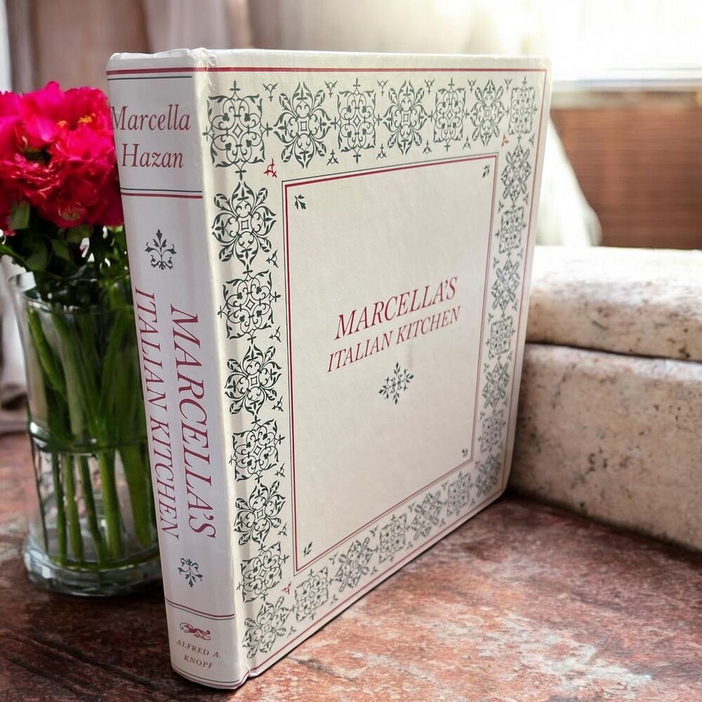 Vintage Marcella's Italian Kitchen Cookbook Hardcover 1987 Marcella Hazan Knopf